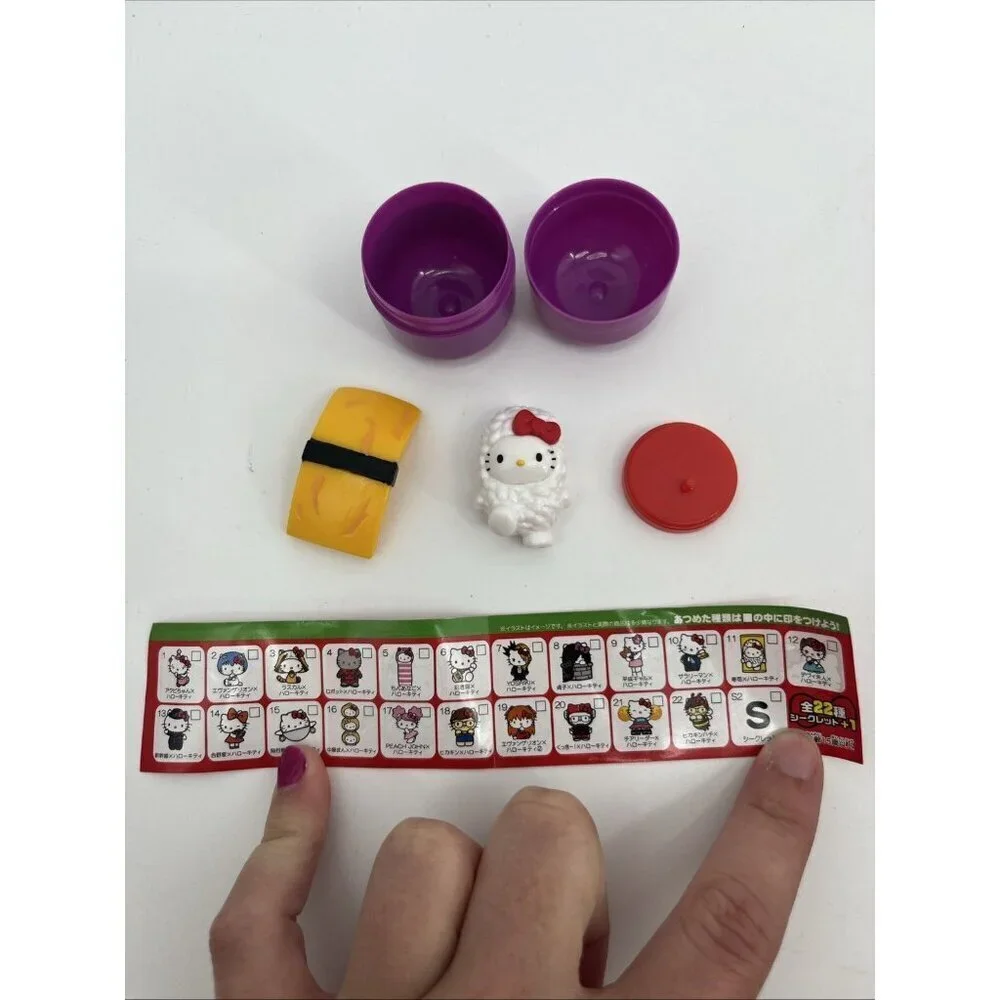 Sanrio Hello Kitty Mini Figure Furuta Chocolate Egg Tamago Sushi Japan F/S